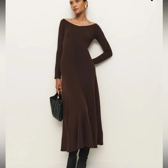 Reformation Livia Regenerative Merino Sweater Long Sleeve Dress Size S - Picture 4 of 6